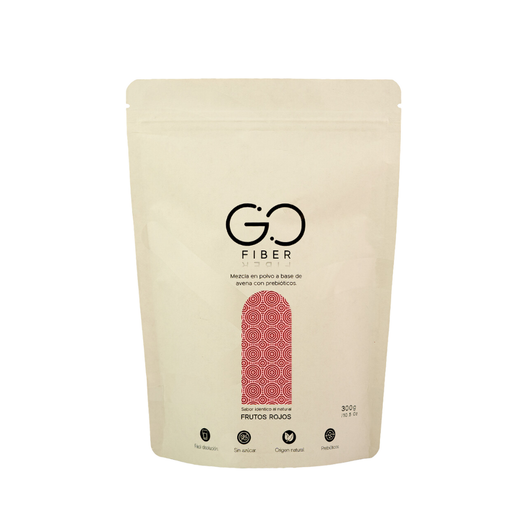 Go Fiber 300 gramos Fibra 100% orgánica - Frutos rojos