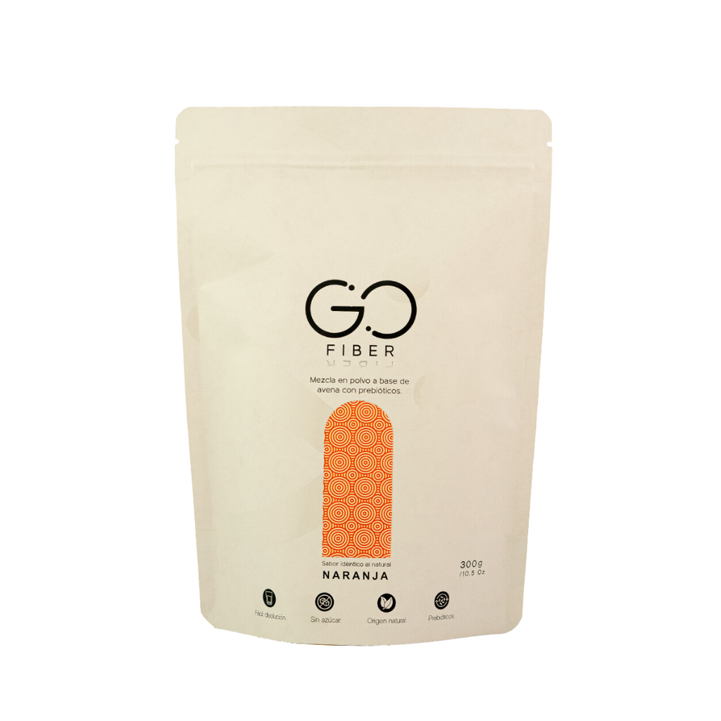 Go Fiber 300 gramos Fibra 100% orgánica - Naranja