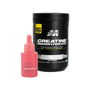Combo Creatina Platinum MuscleTech + Go Drainer Tradicional