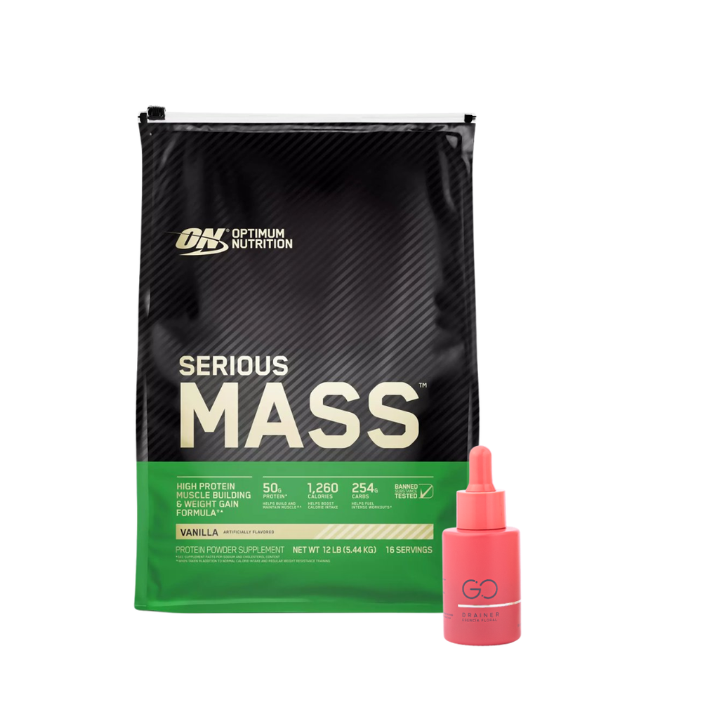 Proteina Serious Mass + Radical Power + Go Drainer