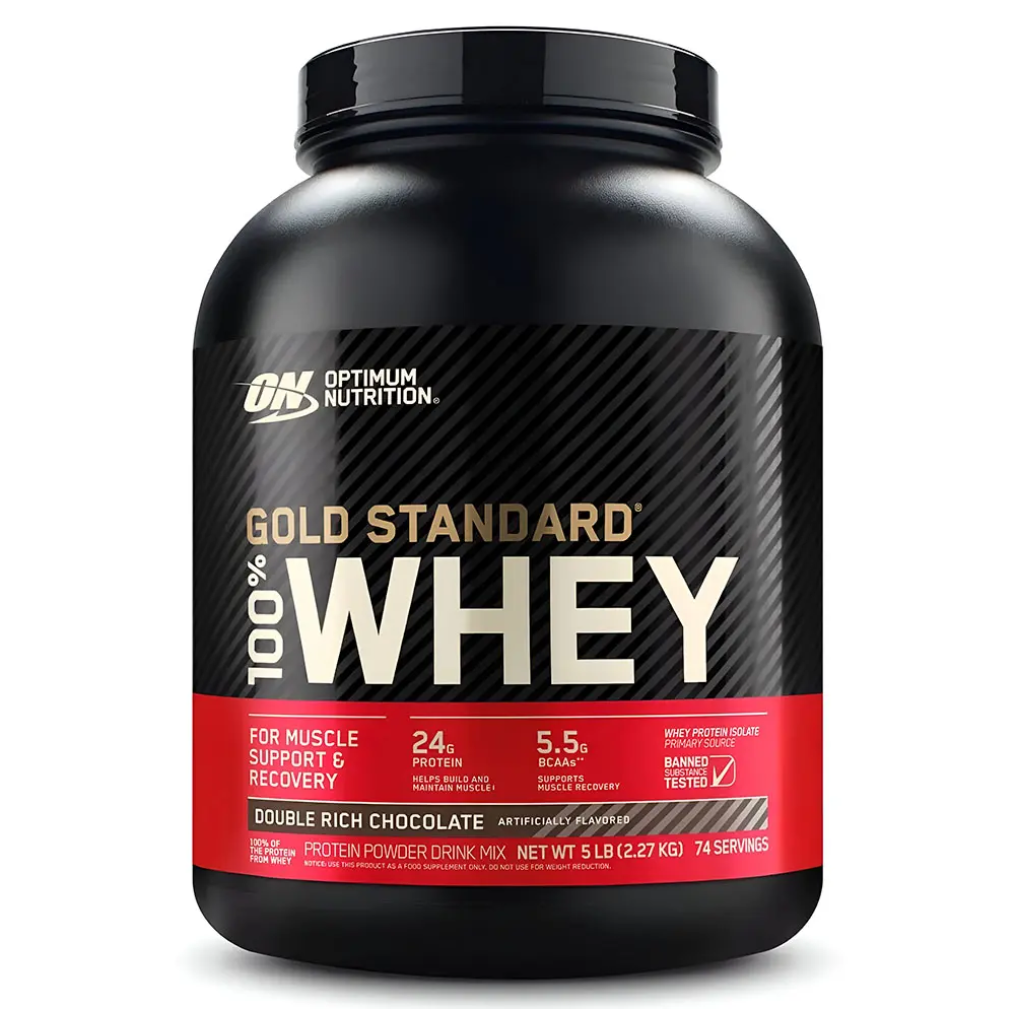 Proteína Hidrolizada Whey Gold Standard Optimum Nutrition - 5 LB (73 Servicios) / Chocolate