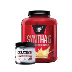 Combo Volumen y Fuerza: Syntha-6 (5 lb) + Creatine Time (50 servicios)