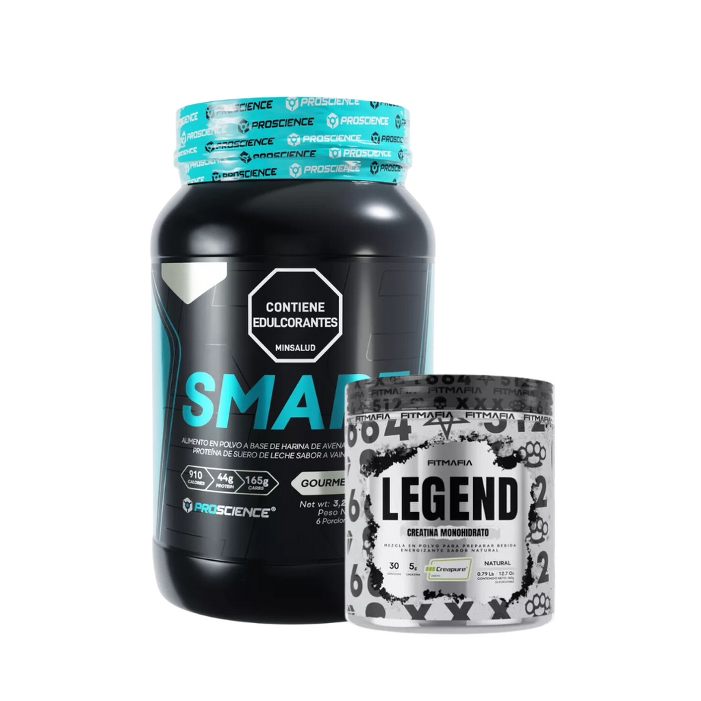 Proteina Smart 3lb + Creatina Legend 30 serv