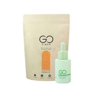 Dúo Go Fiber 300 gr Fibra + Go Drainer 30 ml Drenador GRATIS MASAJEADOR FACIAL