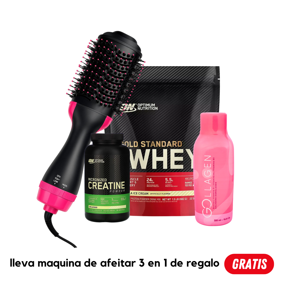 Gollagen + Creatina ON 60 serv + Gold Standard Whey 1.5lb