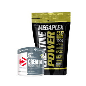 Combo Megaplex Creatine Power 2 lb + Creatine Monohydrate Dymatize 500 g