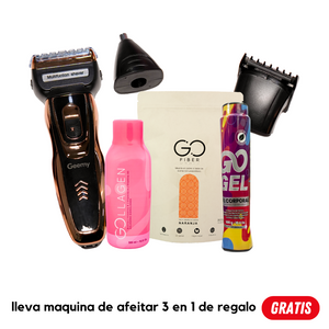 Combo Reafirma, Moldea y Nutre +Maquina de afeitar