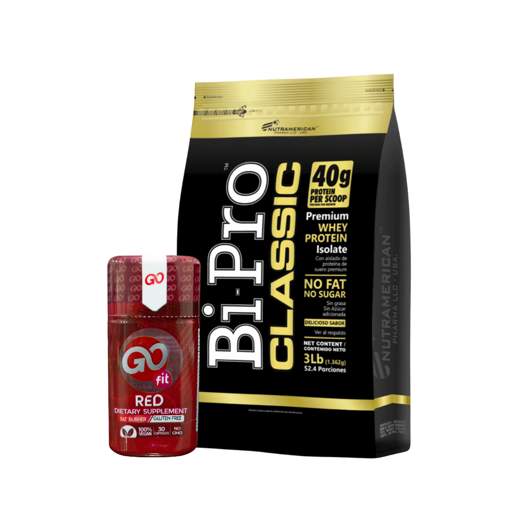 Combo Nutrición + Energía: BiPro Classic + Go Fit Red