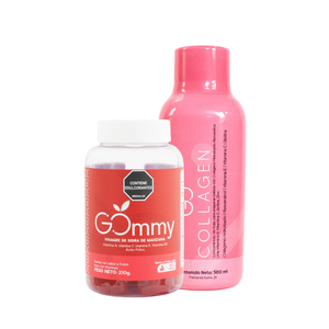 Combo Colageno Gollagen 500ml + Gommy Vinagre de manzana 60 gomas