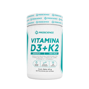 Vitamina D3 + K2 Proscience – 60 Perlas
