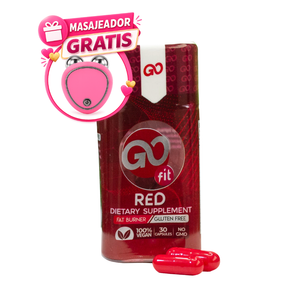 Go Fit Red Termogénico 30 cápsulas - GRATIS MASAJEADOR FACIAL