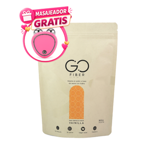 Go Fiber 300 gramos Fibra 100% orgánica - GRATIS MASAJEADOR