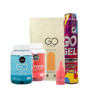Combo Fibra + Drenador + Gel + Gommy + Go Hair