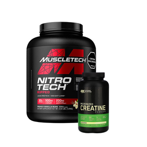 NitroTech 4Lb + Creatina Optimun nutrition