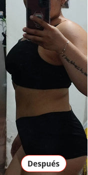 Foto de Mariana R. después de su transformación