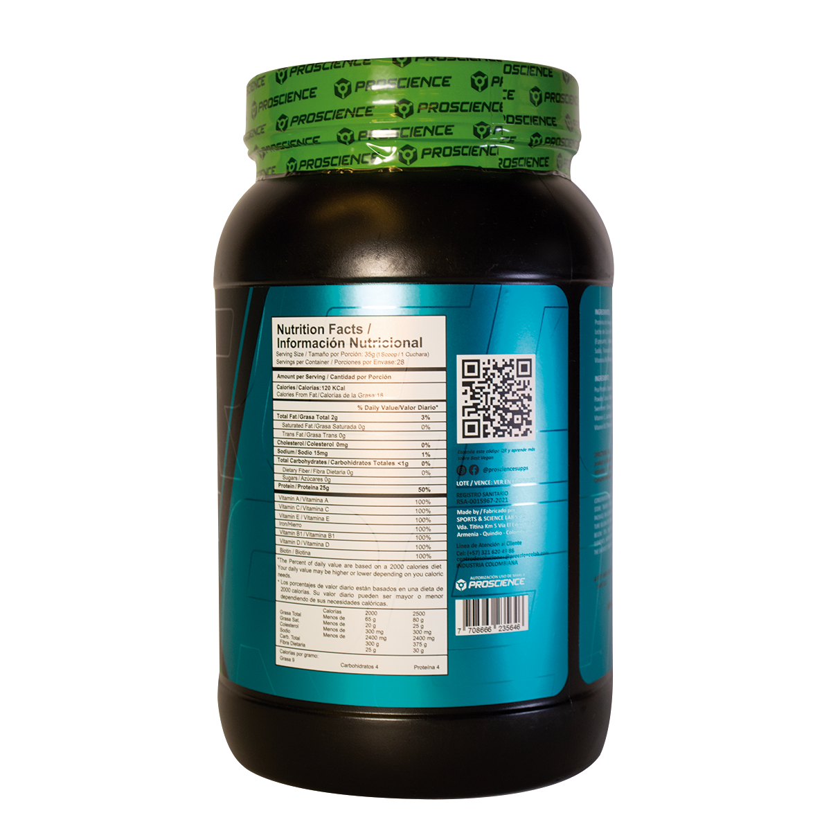 Best Vegan 28 servicios Proscience