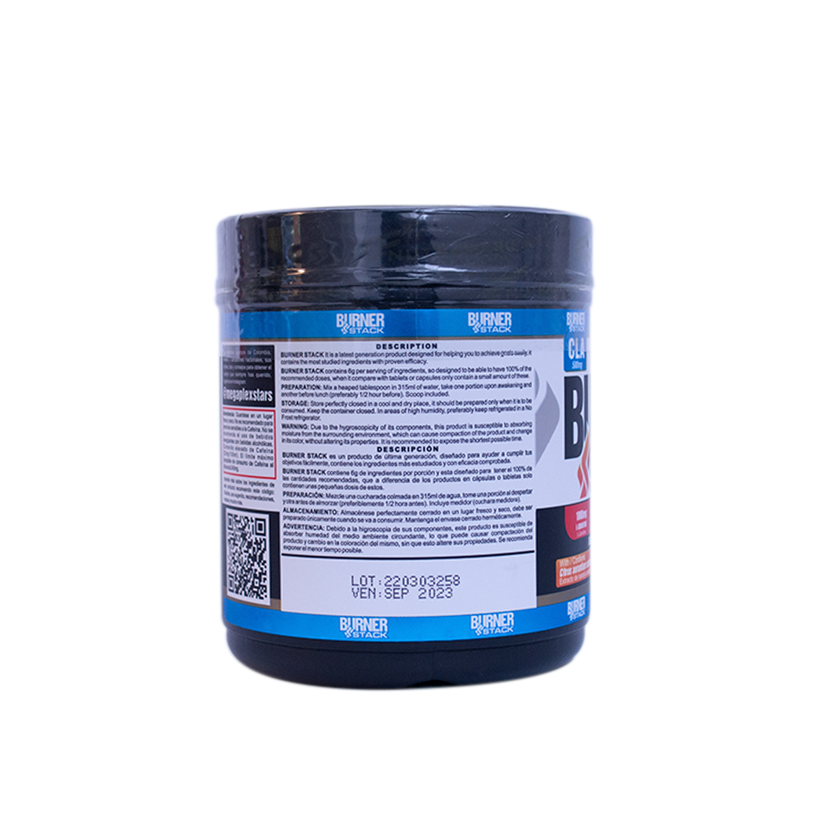 Burner Stack 360 gr 60 porciones