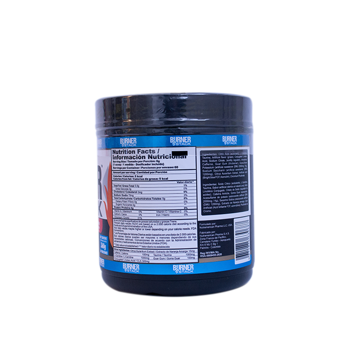 Burner Stack 360 gr 60 porciones
