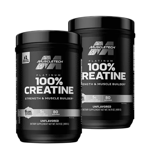 2 Creatinas Muscletech 100% Platinum 400g
