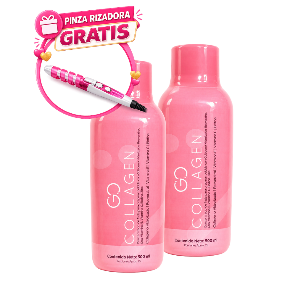 2 Gollagen- Colageno hidrolizado  + pinza rizadora GRATIS