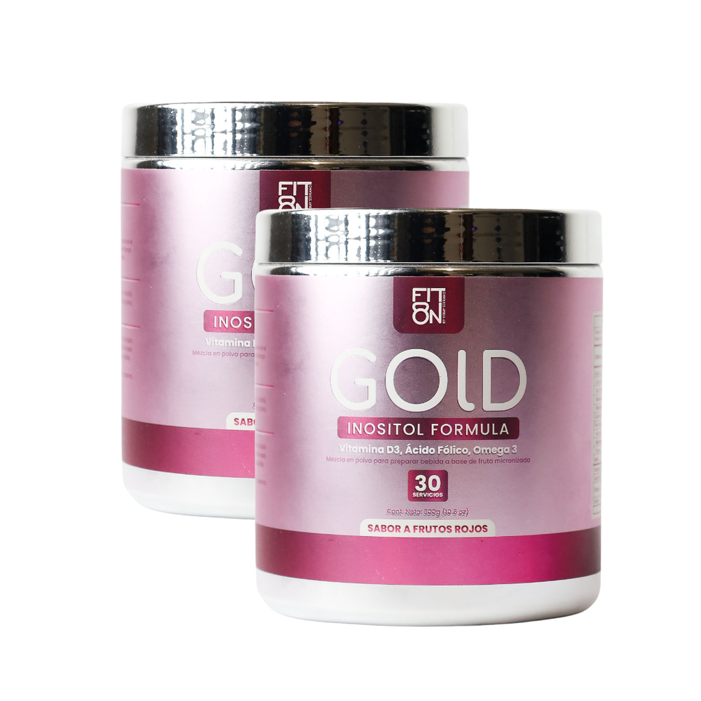 PRE-VENTA GOLD Inositol formula 300 gr by Fit On — Equilibrio Hormonal Femenino Natural - 2 unidades + termo