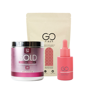 (PREVENTA)Combo: Gold inositol + Go fiber + Go drainer
