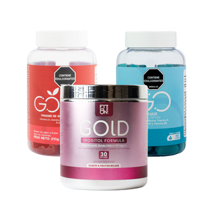 (PREVENTA)Combo: Gold inositol + Go hair + Gommy