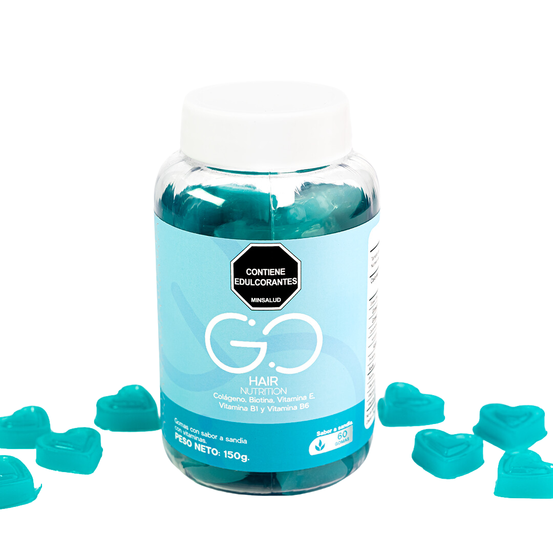 Gomas de colageno Go Hair 60 gomas