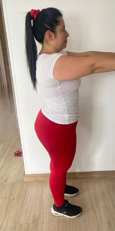 Foto de Maria Rodríguez después de su transformación