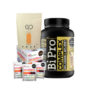 Proteina complex night  + Fibra + Pre-Entreno radical