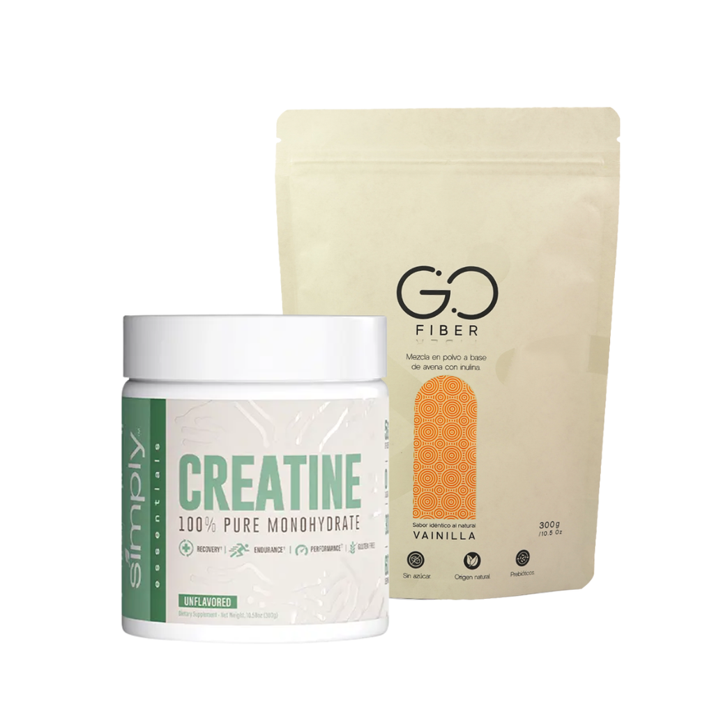 Creatina Simply 300 g + Go Fiber
