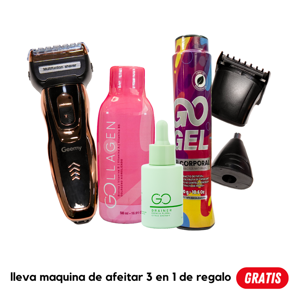 Tripleta anticelulitis + maquina de afeitar