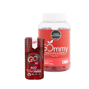 Combo Toque Fit: Gommy Vinagre de Manzana + Go Fit Red