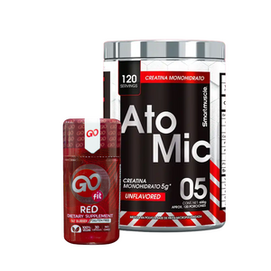 Combo Rendimiento Total: Atomic Monohidrato + Go Fit Red