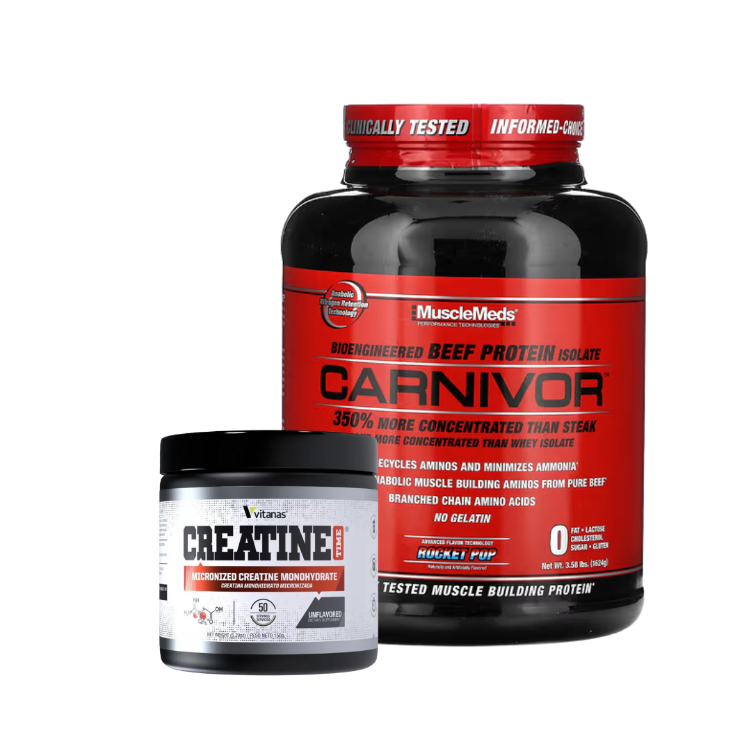 carnivor 4lb + creatina vitanas 50 servicios