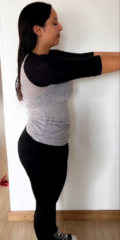 Foto de Sandra Erazo después de su transformación