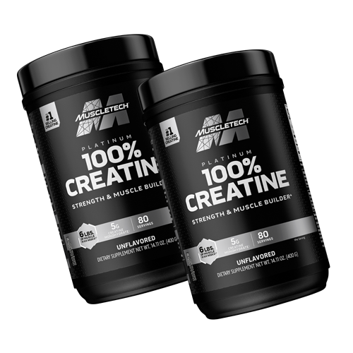 Creatina Platinum 100% Muscletech 400 gr