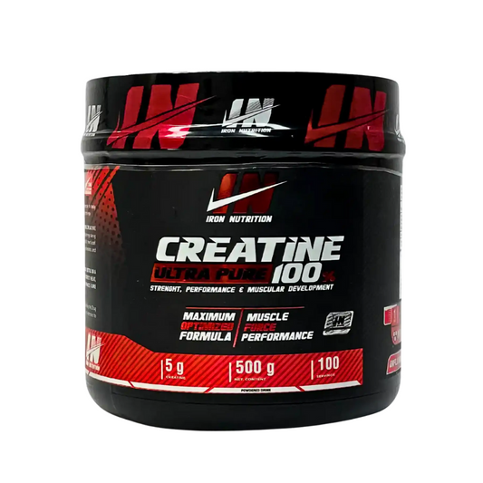 Creatina Ultrapure - Iron Nutrition (100 Servicios) 500g
