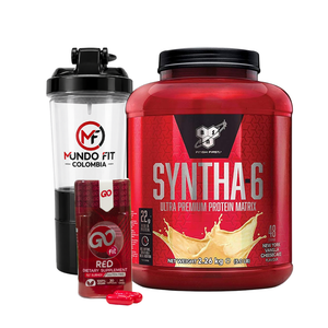 Combo Ganancia + Termogénesis: Syntha‑6 5 lb + Go Fit Red + TERMO GRATIS