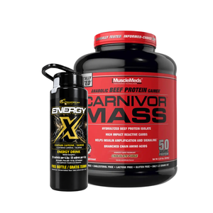 Carnivor Mass 6LB -  MuscleMeds + Termo Energy X (25 sachets)