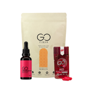 Tripleta Red : Go fit red 30 cap+ Go fiber 300gr + Go drainer bazar 30ml