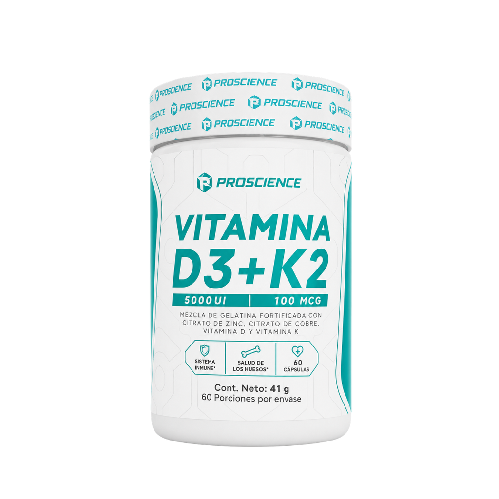Vitamina D3 + K2 Proscience – 60 Perlas