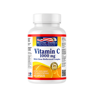 Vitamina C 1000 mg Healthy America – 100 Cápsulas