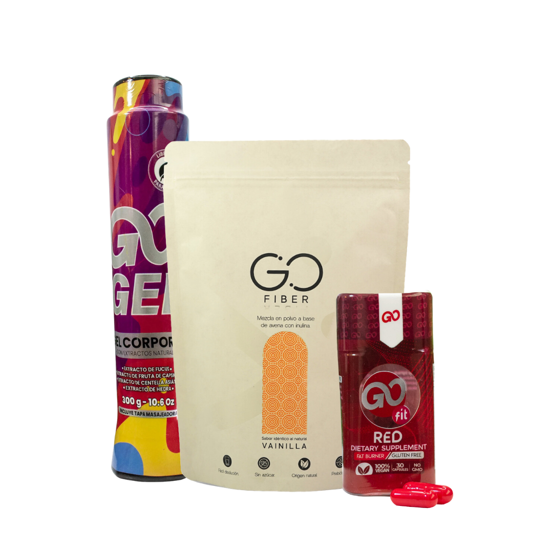 Combo Definición Total GO – Go Gel 300 gr + Go Fit Red 30 capsulas + G ...