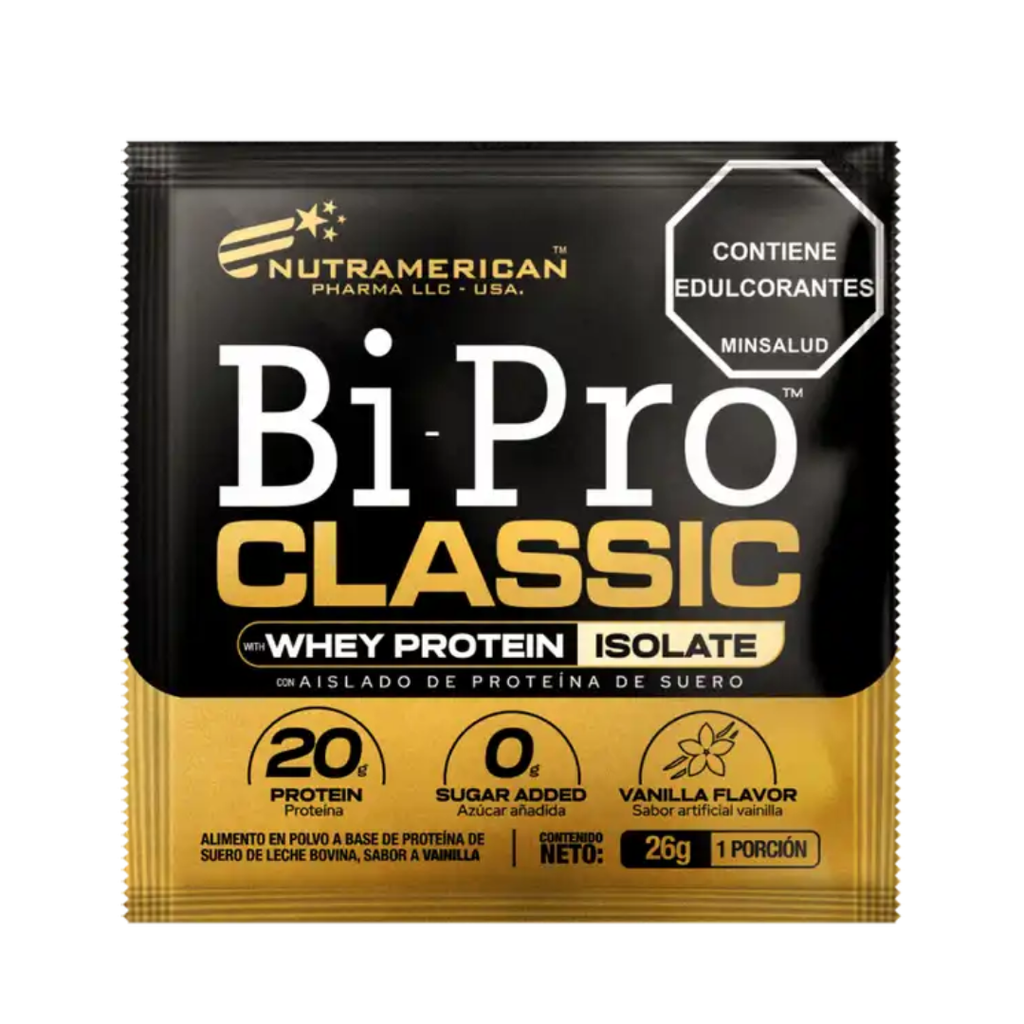 Bi-Pro Classic Nutramerican – Sachet 26 g | Whey Protein Isolate