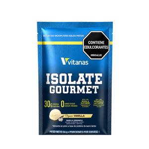Isolate Gourmet Vitanas – Sachet 34 g | 30 g de Proteína