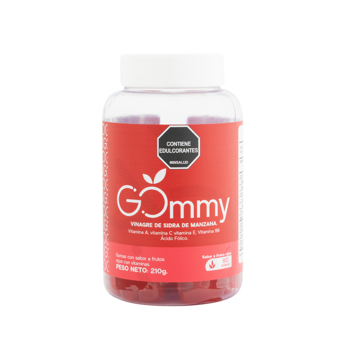 Gomitas de Vinagre de Manzana Gommy  60 gomas 210 gr