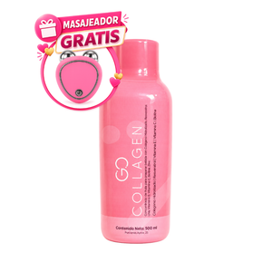 Colágeno hidrolizado Gollagen 500 ml  - GRATIS MASAJEADOR