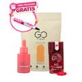 Tripleta Go Fit Red  (Go Fit Red 30 caps + Go Drainer 30 ml + Go Fiber 300gr)  + PINZA RIZADORA GRATIS