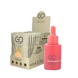 Combo: Go fiber 20 sachets (Caja) + Drenador Go Drainer 30 ml